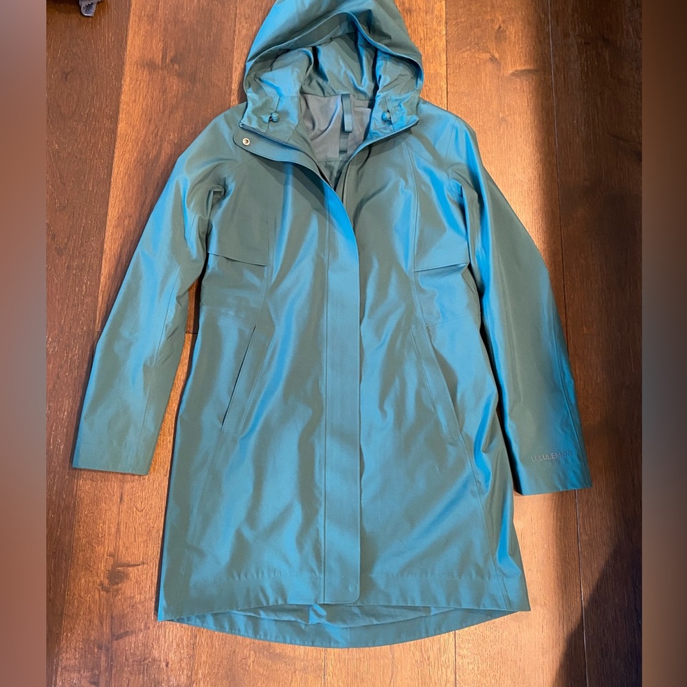 lululemon athletica Teal Hooded Jacket